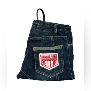 Vintage Dsquared Dsquared2 Jeans 2000s Cup Series Patch Y2K‎ Size 30